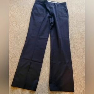 Emporio Armani Mens Trouser Suit Dress Pants Navy Blue checkered Size 54